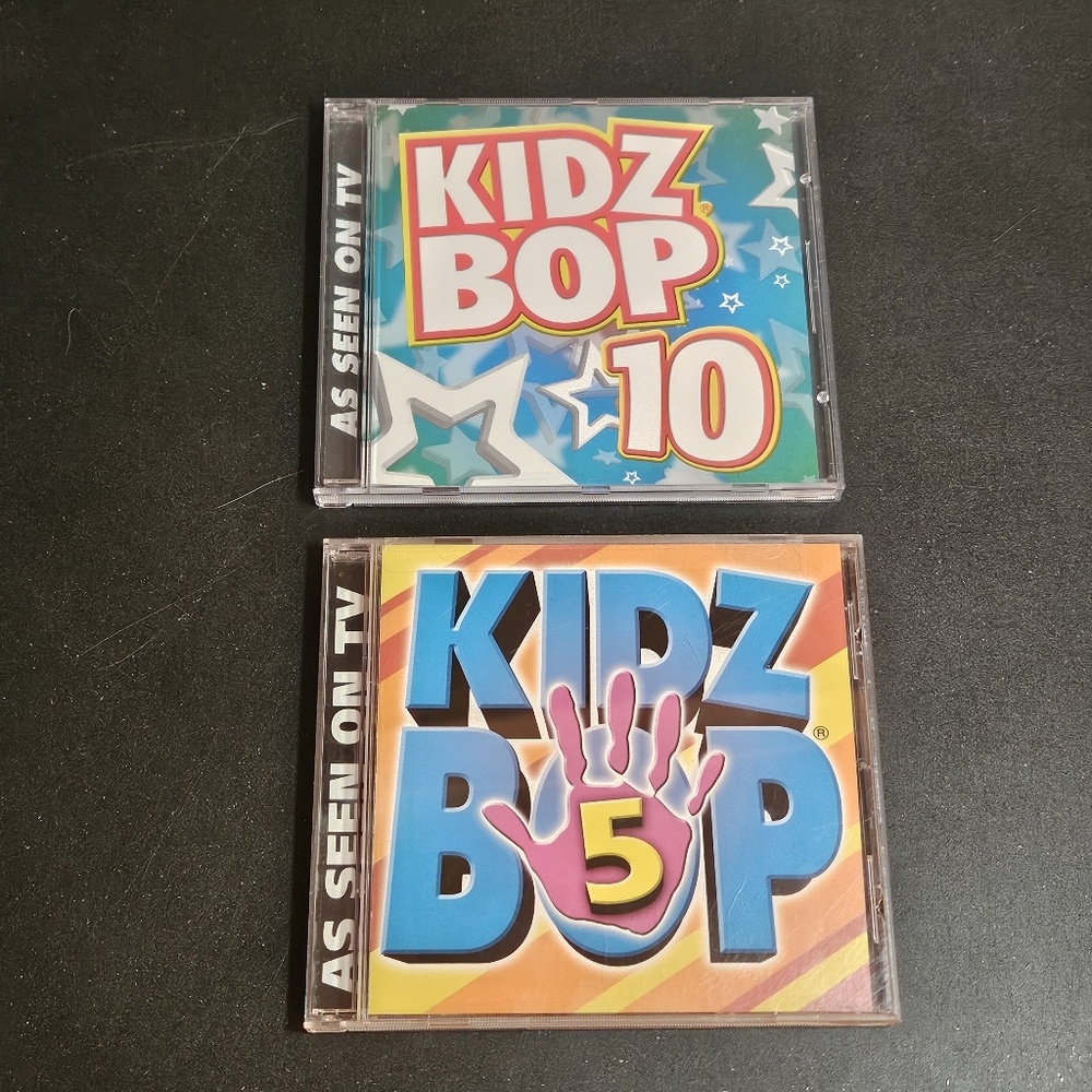 Kidz Bop 5 and Kidz Bop 10 CDs 2004 and 2006